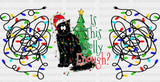 Is This Jolly Enough - Christmas Cup Wrap Uv Sticker Permanent Dtf Decal