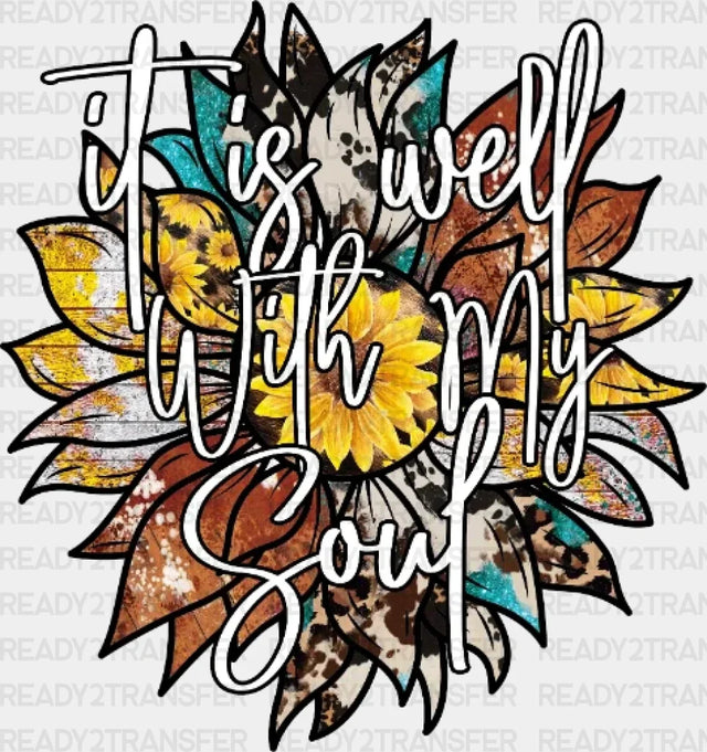 It Is Well With My Soul Dtf Transfer