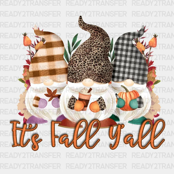 It's FALL Y'ALL Gnomes DTF Transfer