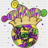 It's Mardi Time - Mardi Gras DTF Transfers ready2transfer