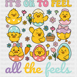 It's Ok To Feel, All The Feels - Mental Health DTF Transfers ready2transfer