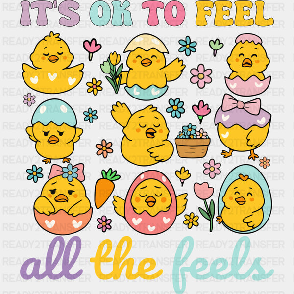 It's Ok To Feel, All The Feels - Mental Health DTF Transfers
