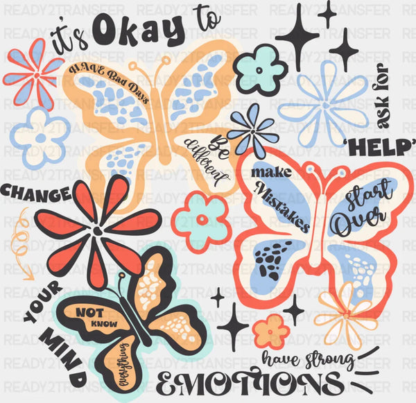 It's Okay To Ask For Help - Mental Health DTF Transfer