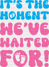 It’s The Moment We’ve Waited For - Gender Reveal Dtf Transfer