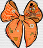 It’s Turkey Time Orange Ribbon - Thanksgiving Dtf Transfer Adult Unisex S & M (10’’) / Dark