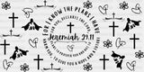 Jeremiah Verse - Religion Cup Wrap Uv Sticker Permanent Dtf Decal
