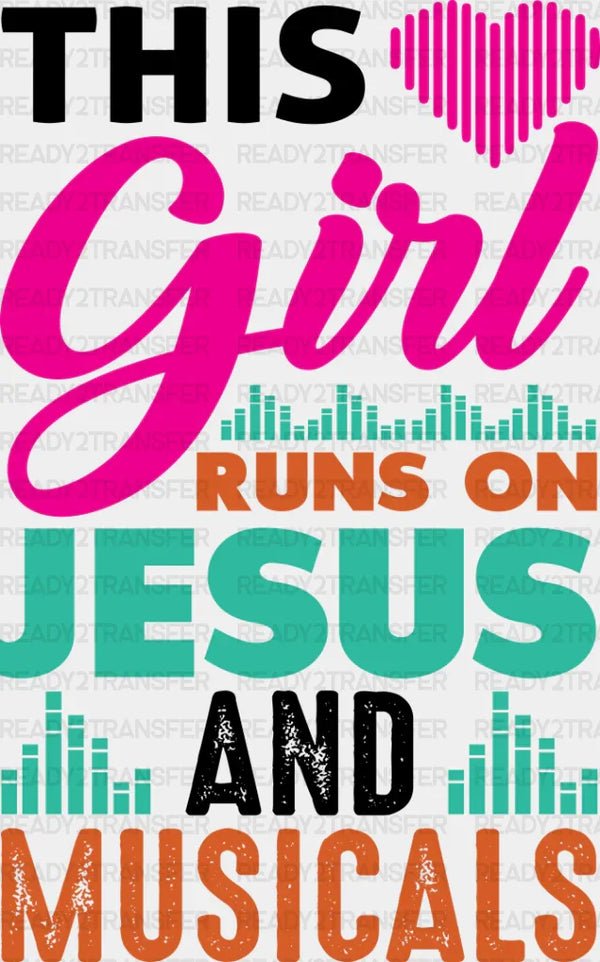 Jesus And Musicals - Singing DTF Heat Transfer