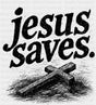 Jesus Saves Dark & Brown Design - Christianity DTF Transfer Adult Unisex - S & M (10’’) / Dark Color Design (See