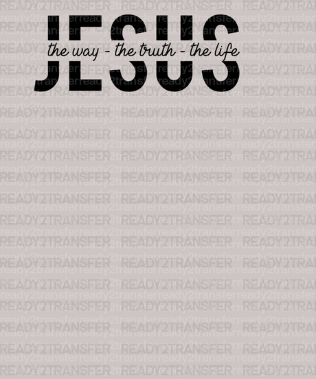 JESUS The Life DTF Transfer - ready2transfer