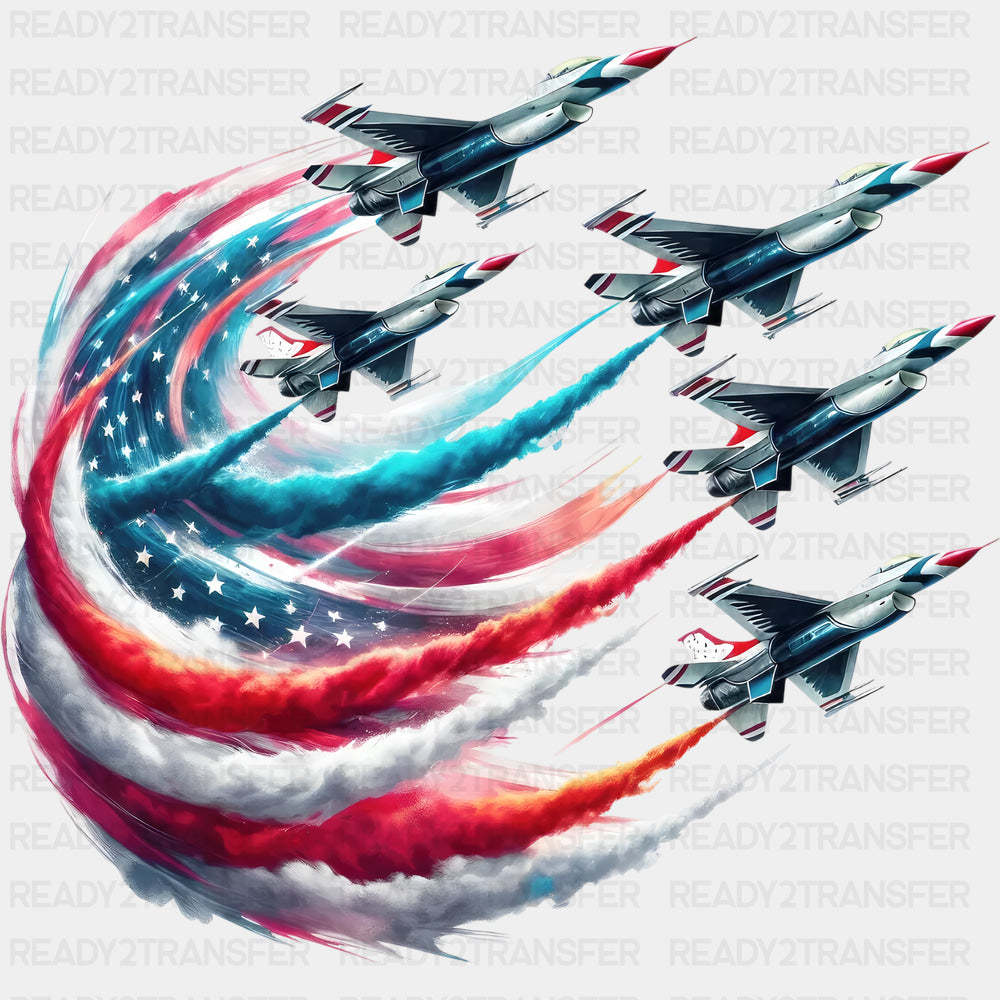 Jet Contrails - Air Force DTF Transfers