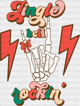 Jingle Bell Rockin DTF Transfer ready2transfer