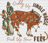 JINGLE HORSE DTF Transfer ready2transfer