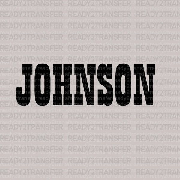 Johnson DTF Transfer