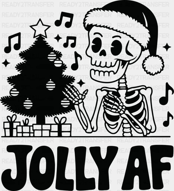 Jolly AF 4 Colors - Christmas DTF Transfer