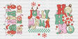 Jolly Mama - Christmas Cup Wrap Uv Sticker Permanent Dtf Decal