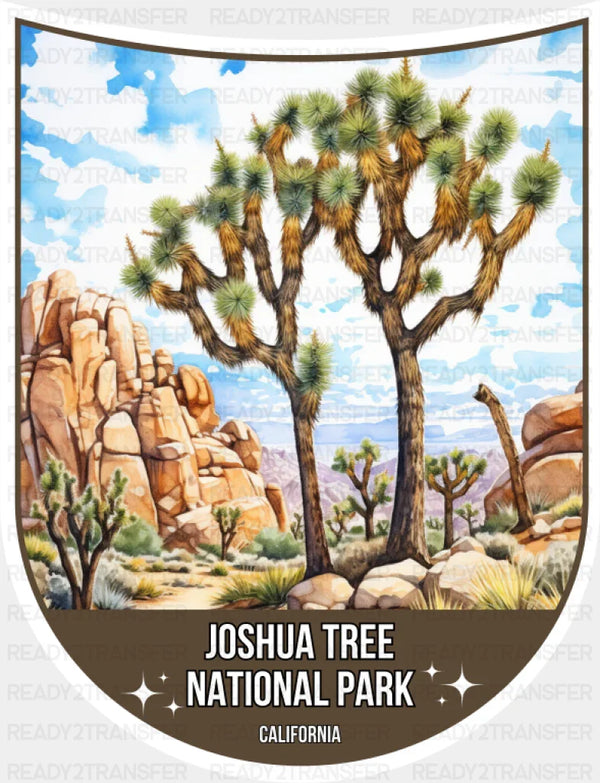 Joshua Tree National Park California - National Parks DTF Transfer