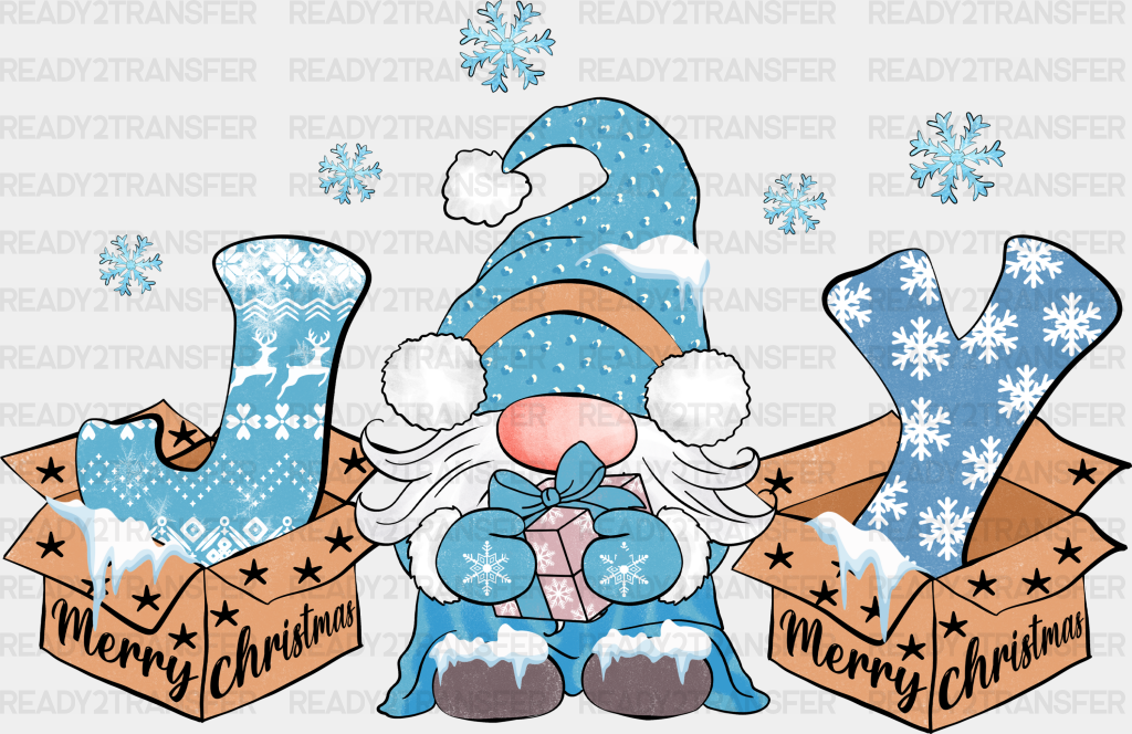 Joy Gnome Design - Winter Iron On Dtf Transfer