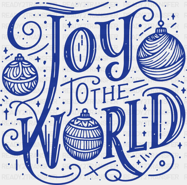 Joy To The World 4 Colors - Christmas DTF Transfer