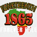 Juneteenth 1865 Forever Free BLM DTF Transfer ready2transfer White