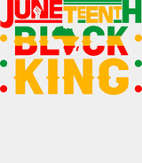 Juneteenth Black King Africa Design - Juneteenth DTF Transfer Adult Unisex - S & M (10’’) / Light Color Design (See