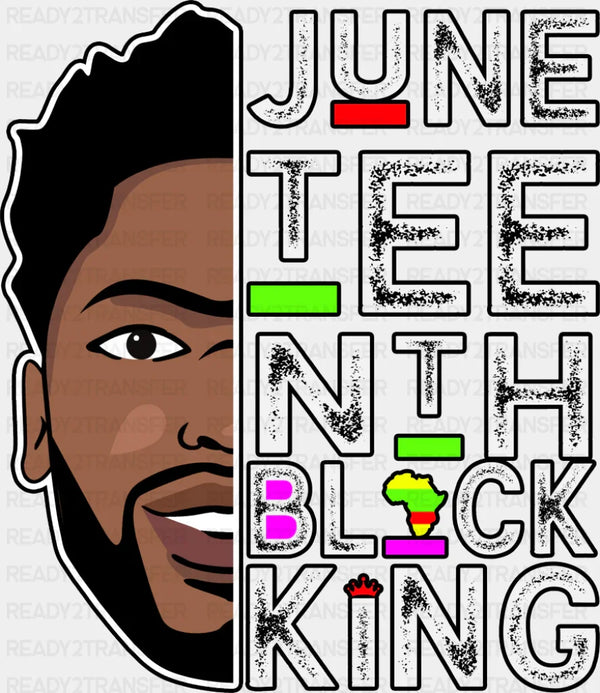 Juneteenth Black King - Juneteenth DTF Transfer