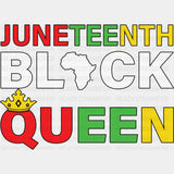 Juneteenth Black Queen Blm Dtf Transfer