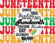 Juneteenth Head Silhouette - Juneteenth DTF Transfer Adult Unisex - S & M (10’’) / Dark Color Design (See Imaging)