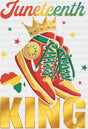 Juneteenth King Shoes - Juneteenth DTF Transfer