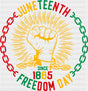 Juneteenth Since 1865 Freedom Day - Juneteenth DTF Transfer