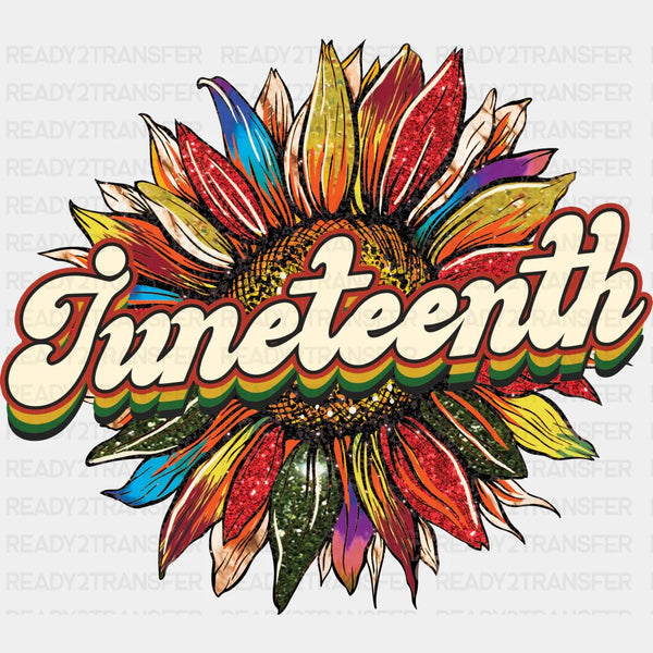 Juneteenth Sunflower BLM DTF Transfer