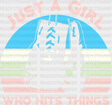 Just A Girl - Boxing Dtf Heat Transfer