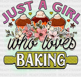 Just A Girl Dtf Transfer