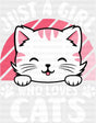 Just A Girl Who Loves Cats Paws Design - Cats DTF Transfer