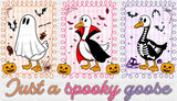 Just A Spooky Goose Colorful Design - Halloween DTF Transfer ready2transfer