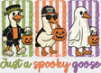 Just A Spooky Goose Colorful - Halloween DTF Transfer ready2transfer