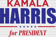 Kamala Harris For President - Election 2024 Dtf Transfer Adult Unisex S & M (10’) / Black