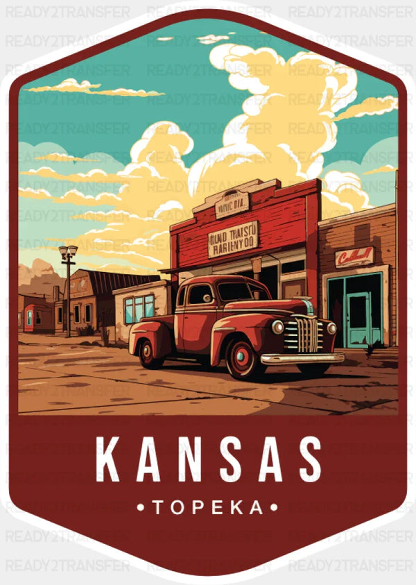 Kansas Topeka - States & Cities DTF Transfer