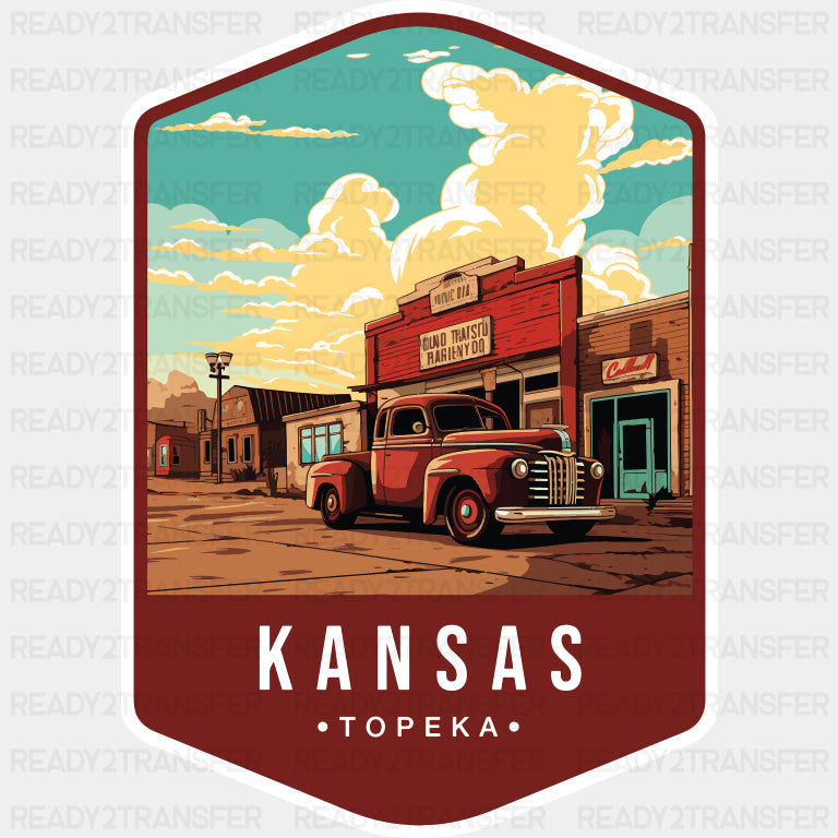 Kansas Topeka - States & Cities DTF Transfer ready2transfer