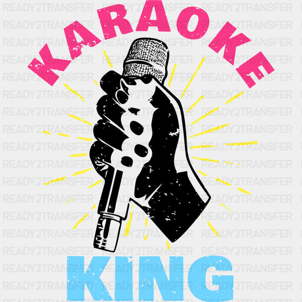 Karaoke King - Singing DTF Transfers