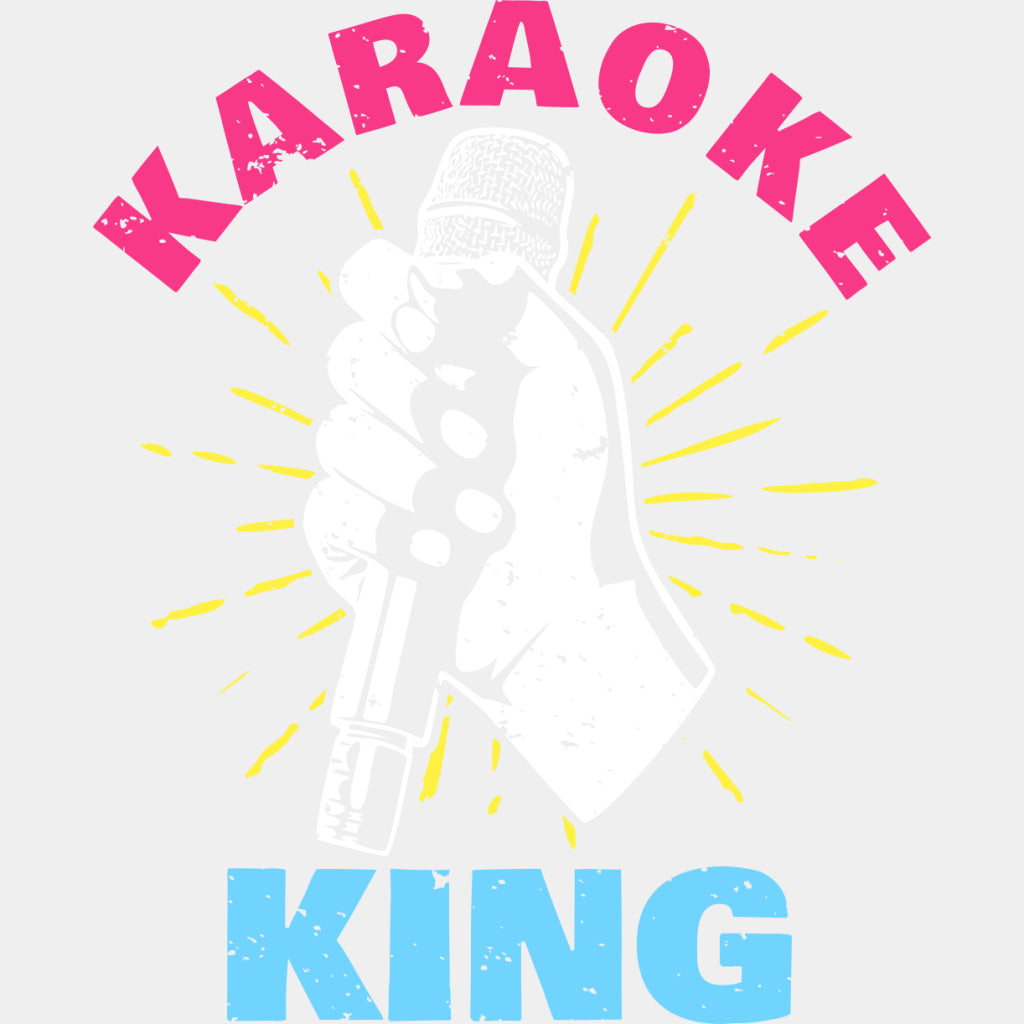 Karaoke King - Singing DTF Transfers ready2transfer Light Color Design (See Imaging)