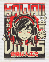 Kawai Vibes - Anime Dtf Heat Transfer