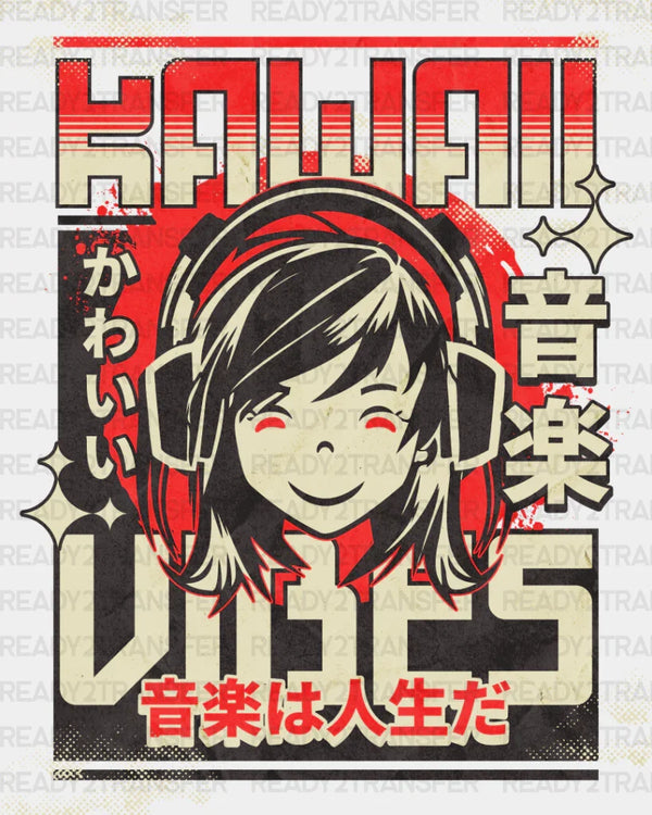 Kawai Vibes - Anime DTF heat transfer