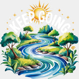 Keep Going - Quotes DTF Transfers ready2transfer Light Color Design (See Imaging)
