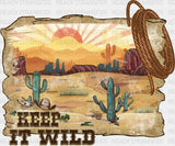 Keep It Wild Texas Dtf Transfer
