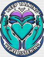 Keep Talking We’re Listening - Suicide Awareness DTF Transfer Adult Unisex - S & M (10’’) / Dark Color Design (See