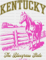 Kentucky The Bluegrass State - States & Cities DTF Transfer ready2transfer