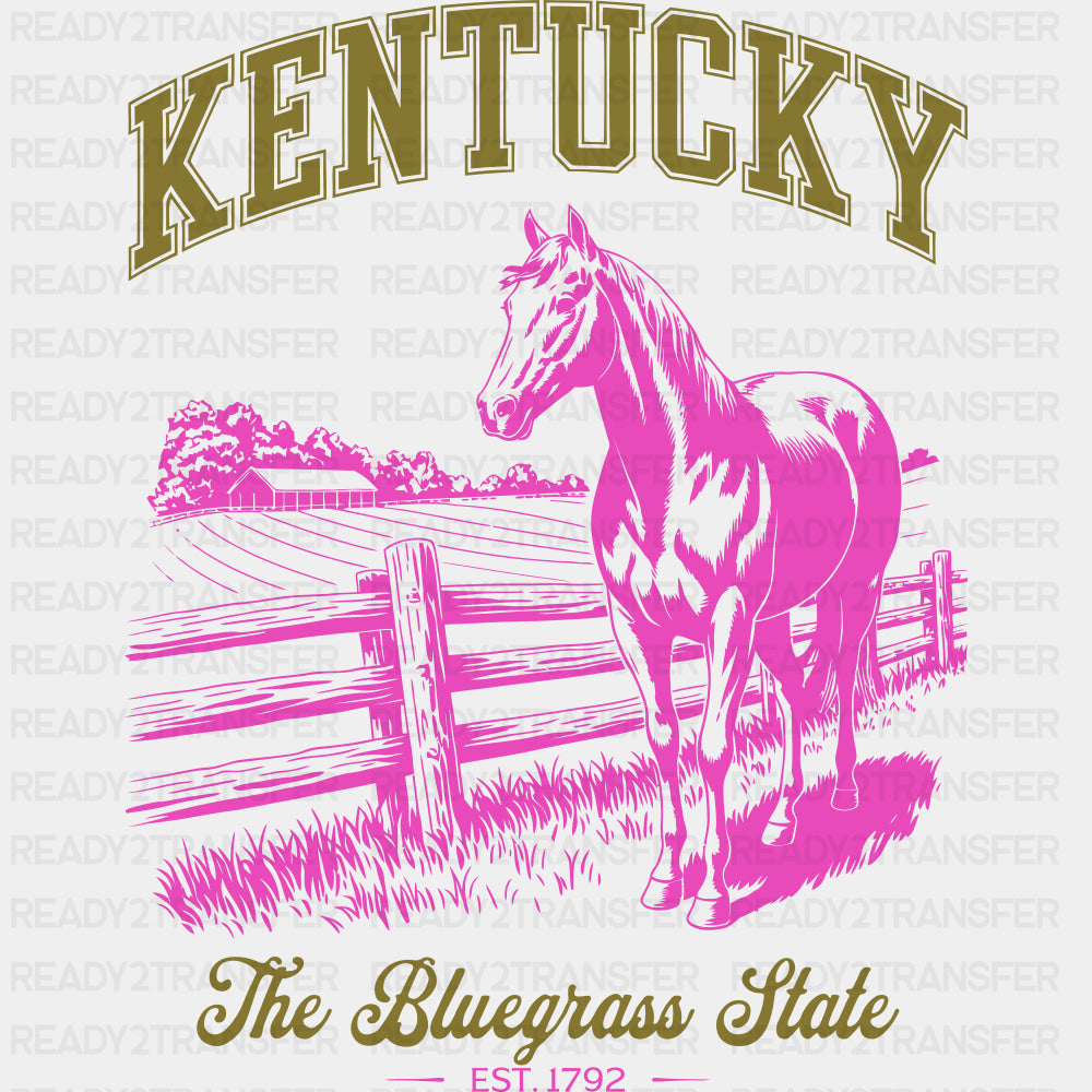 Kentucky The Bluegrass State - States & Cities DTF Transfer ready2transfer