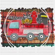 Kid Fire Truck - Fire Department DTF Transfers ready2transfer