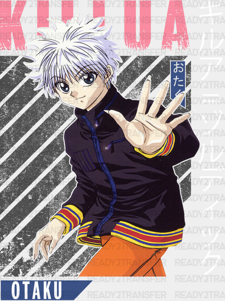 Killua Zoldyck Design - Hunter X Dtf Transfer