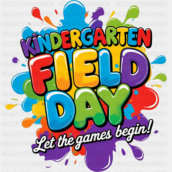 Kindergarten Field Day Colorful Splash - Field Trip DTF Transfers